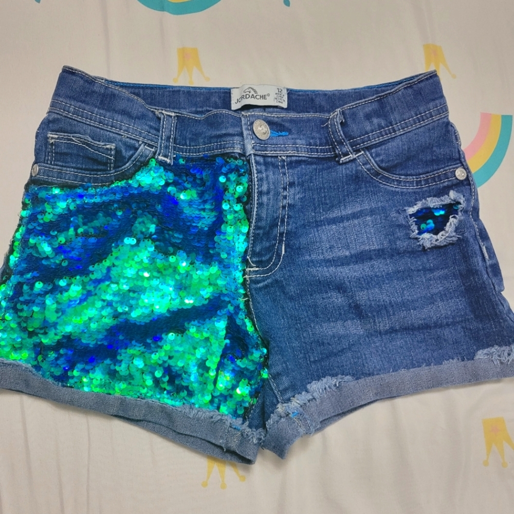 Girls Sequin shorts